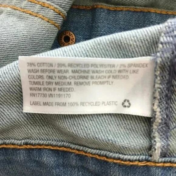 Oshkosh B'gosh Blue Snap Button Jeans Sleeveless Denim Toddler Vest Girls 5T - Picture 4 of 4